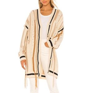 Line & Dot Oversized Cardigan Revolve